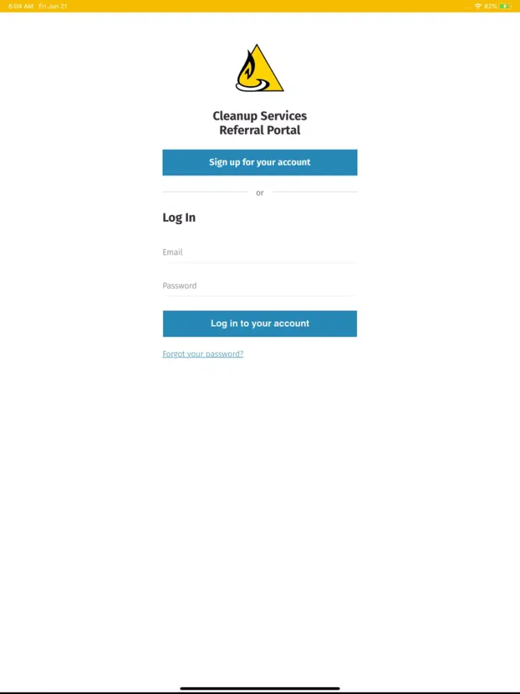 Cleanup Services Referrals iPad  Screenshots