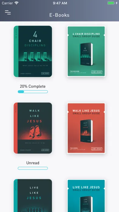 Tangkapan skrin Like Jesus App