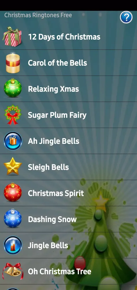 Captures d'écran de Christmas Ringtones
