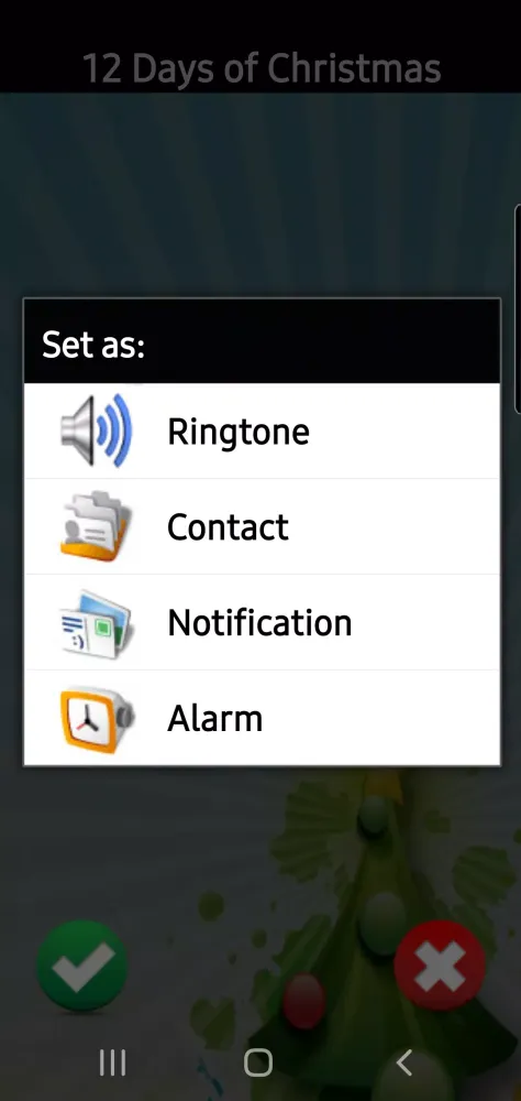 Captures d'écran de Christmas Ringtones