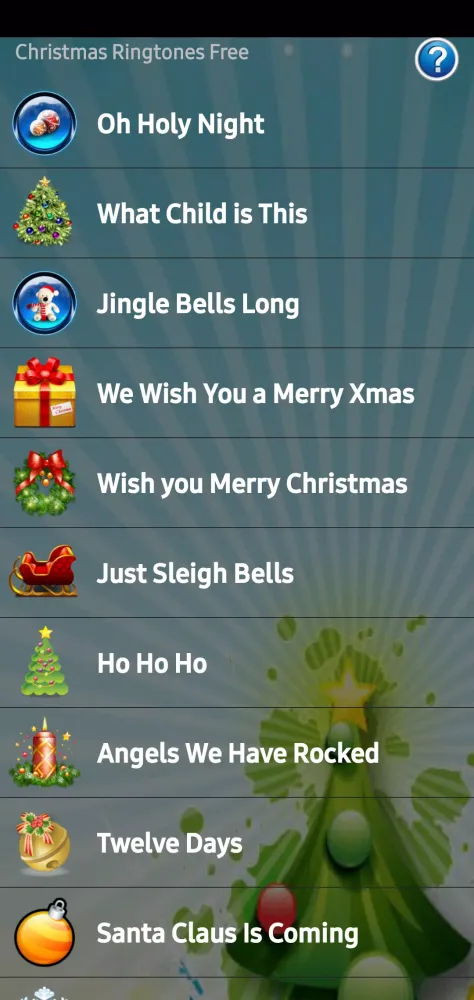 Captures d'écran de Christmas Ringtones