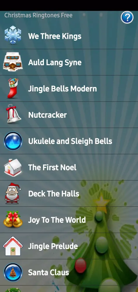 Captures d'écran de Christmas Ringtones