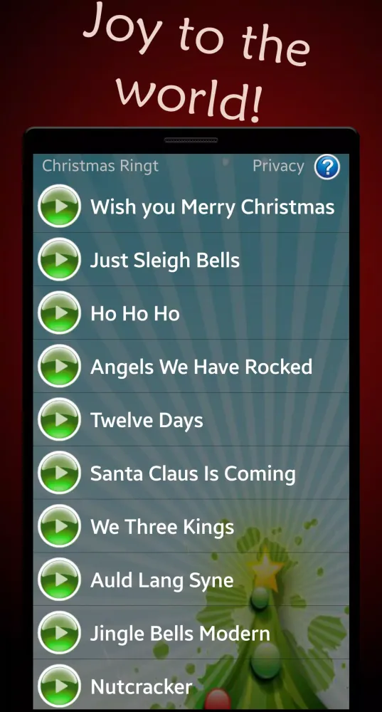 Captures d'écran de Christmas Ringtones
