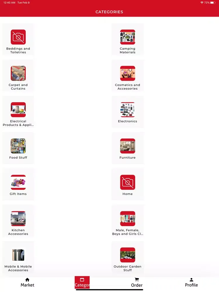 Ảnh chụp màn hình của Clearance Shop iPad 