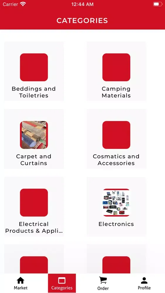Ảnh chụp màn hình của Clearance Shop