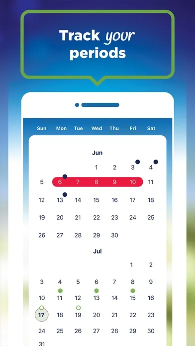 Ảnh chụp màn hình của Menopause Stage - Clearblue me