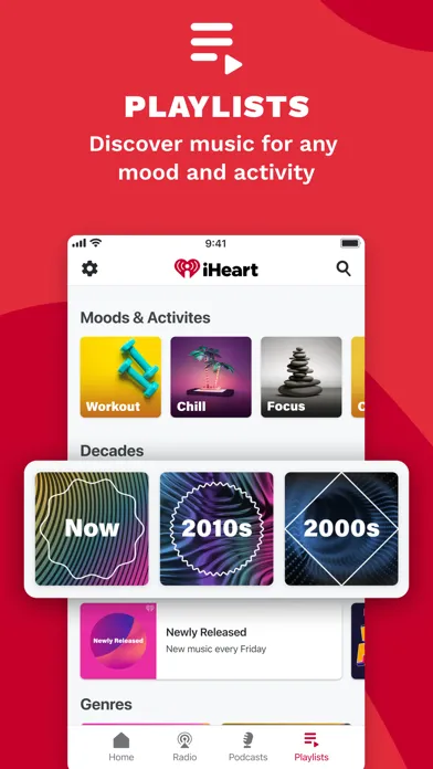 Скриншоты iHeart: Radio, Podcasts, Music