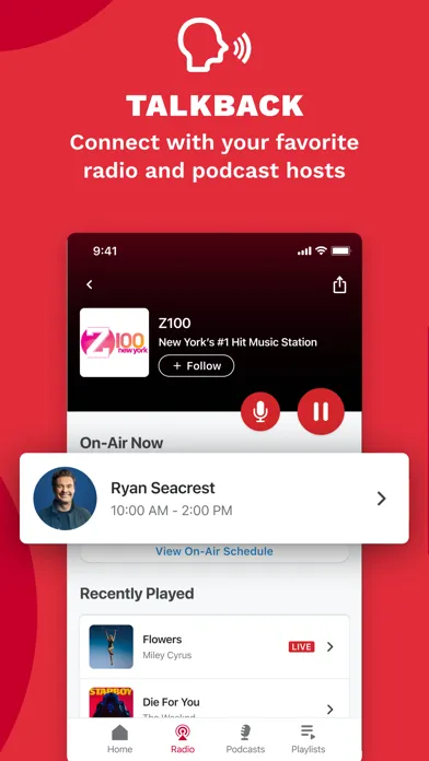 Скриншоты iHeart: Radio, Podcasts, Music