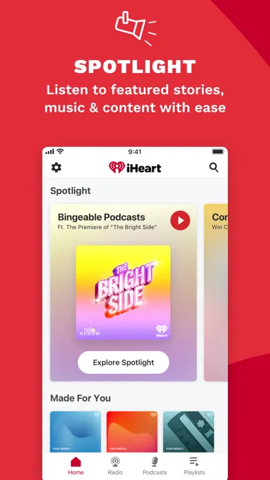 Скриншоты iHeart: Radio, Podcasts, Music