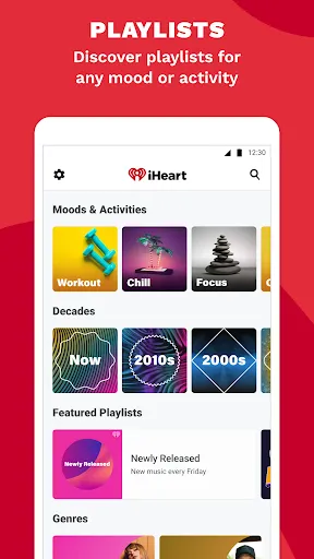 Zrzuty ekranu iHeart: Music, Radio, Podcasts
