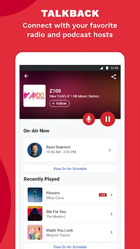 Zrzuty ekranu iHeart: Music, Radio, Podcasts