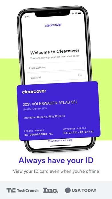 Clearcover Car Insurance スクリーンショット