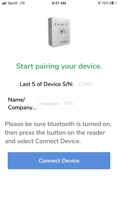 Tangkapan skrin Clearent IDTech Diagnostics