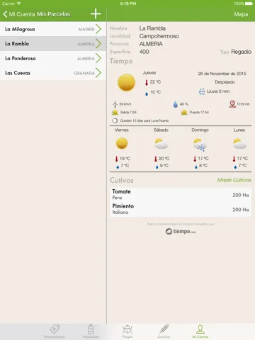 Capturas de pantalla de iAgricultor - LTA iPad 
