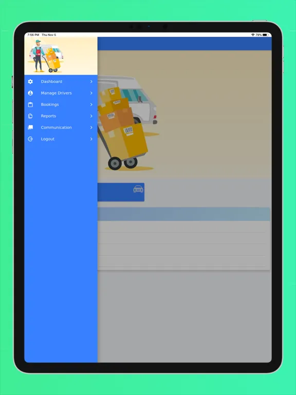 Screenshot di Clearly Express Dispatcher iPad 