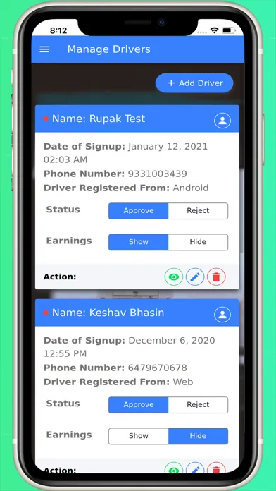 Screenshot di Clearly Express Dispatcher