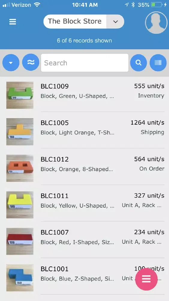 Capturas de tela do Clearly Inventory App
