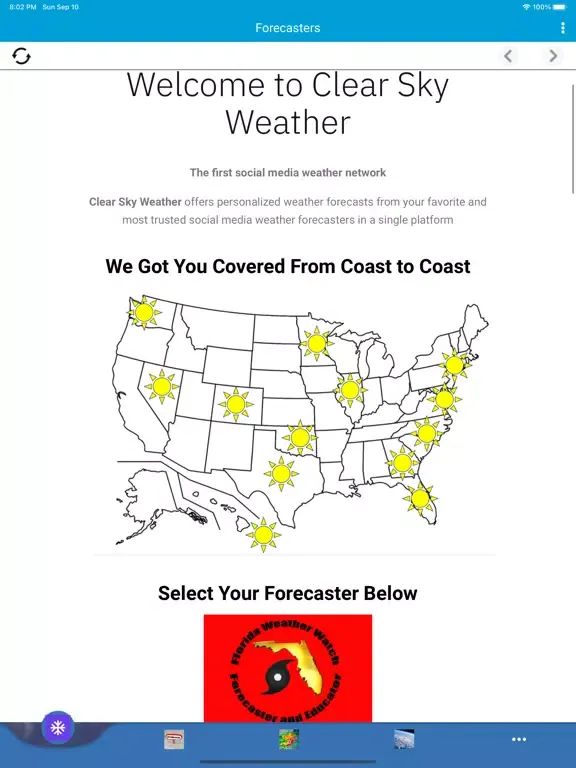 Clear Sky Weather iPad  スクリーンショット