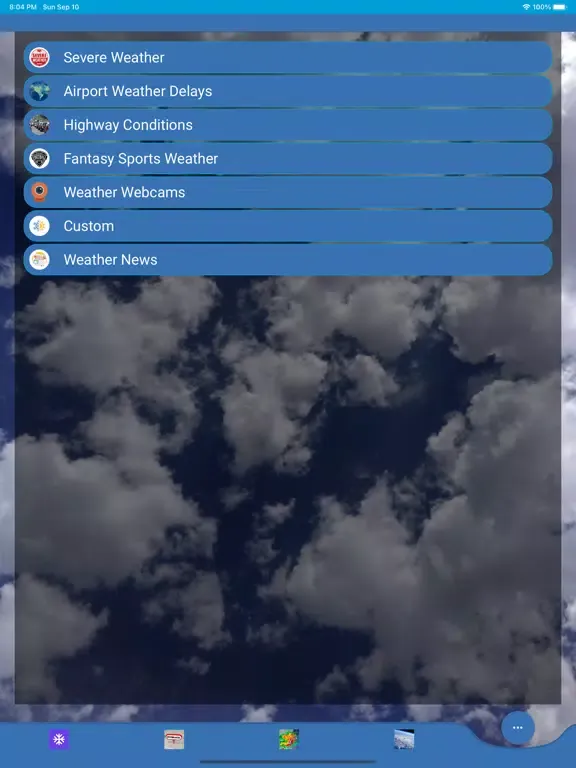 Clear Sky Weather iPad  スクリーンショット