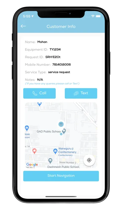 ClearView Technician Screenshots