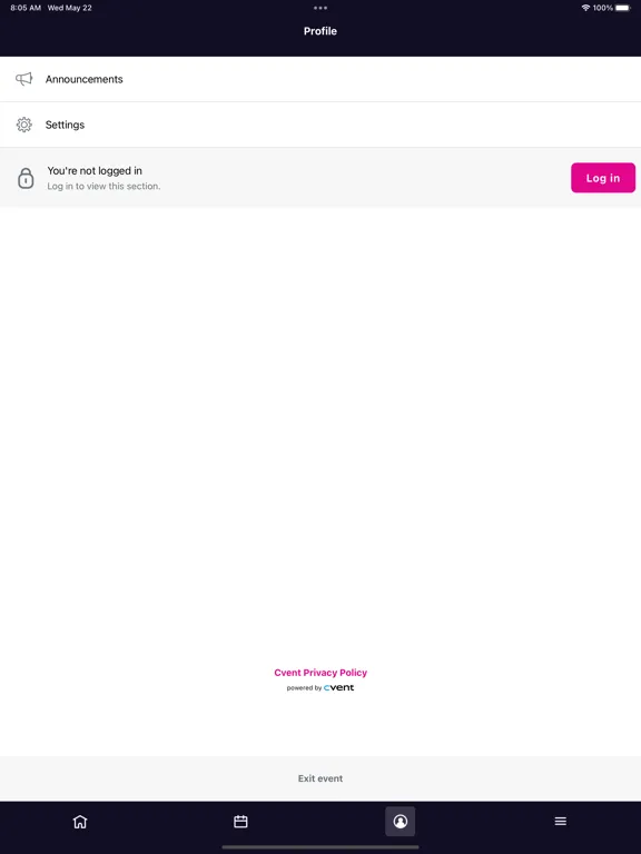 Clearwater Events iPad 應用截圖