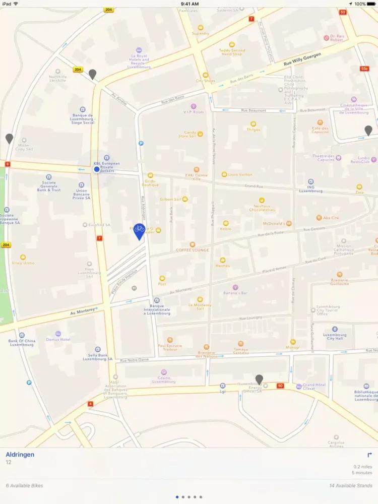 aBike—Luxembourg iPad  स्क्रीनशॉट