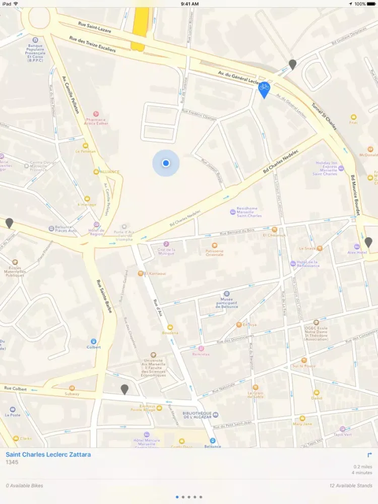 aBike—Marseille iPad  Screenshots