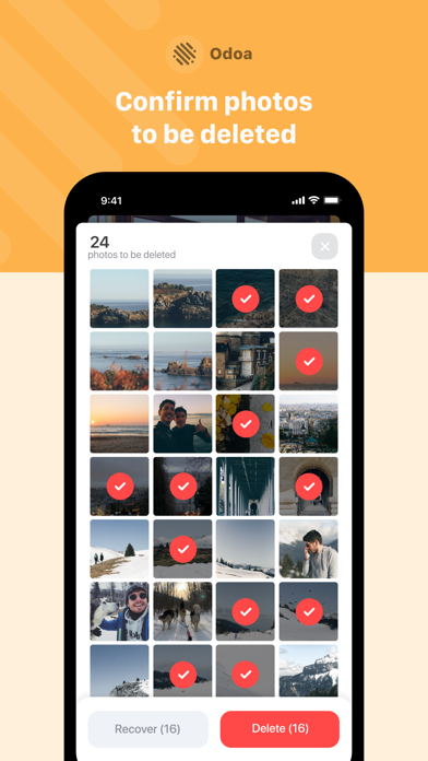 تصاویر Odoa: Swipe & Clean Photos