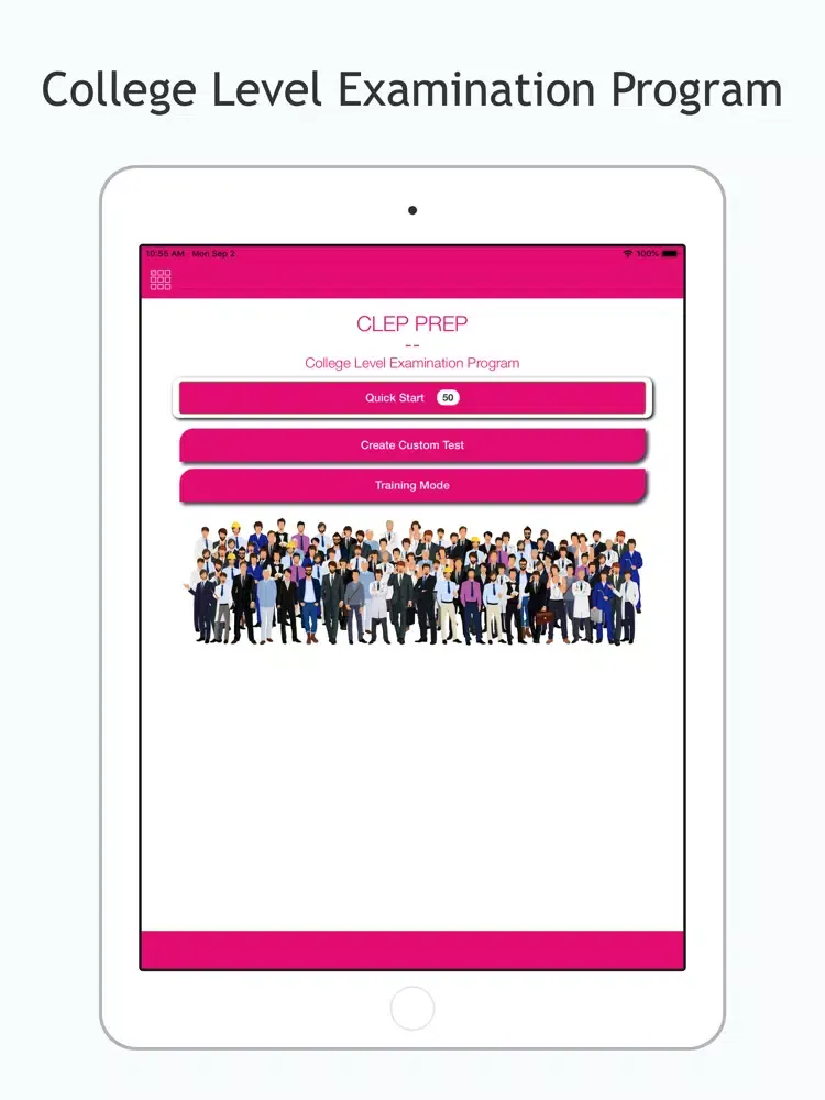 CLEP Test Prep iPad  Screenshots