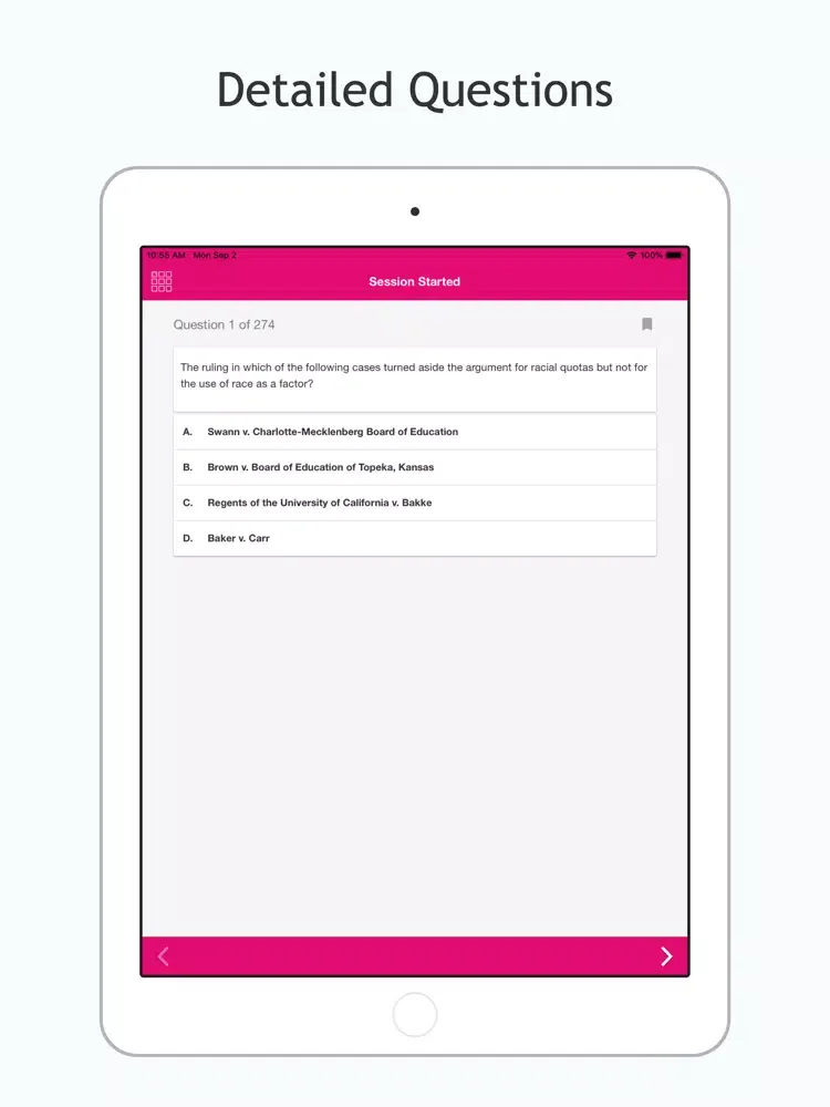 CLEP Test Prep iPad  Screenshots