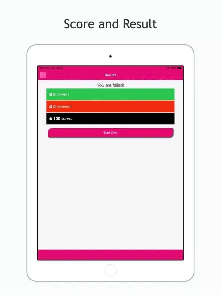 CLEP Test Prep iPad  Screenshots