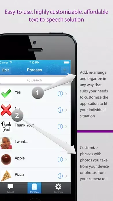 urVoice AAC – Text to speech with type and talk应用截图