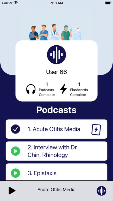 Ảnh chụp màn hình của The Oto Approach Podcast App