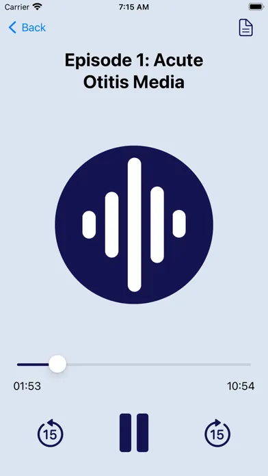 Ảnh chụp màn hình của The Oto Approach Podcast App