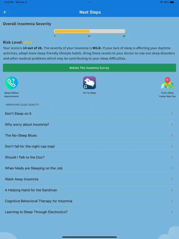 Sleep by Cleveland Clinic 2 iPad 应用截图
