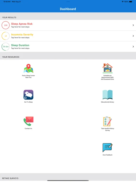 Sleep by Cleveland Clinic 2 iPad 应用截图