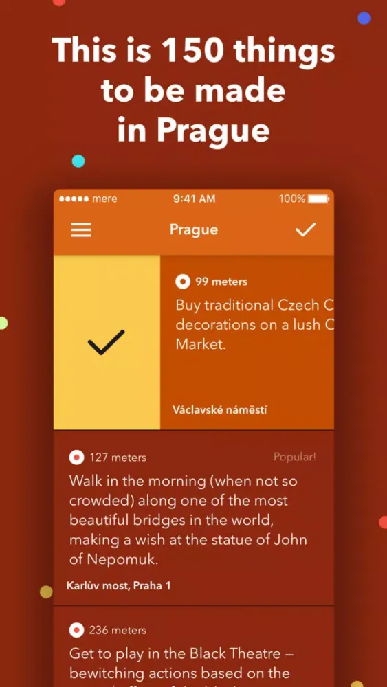Prague — to-do travel guide and map from mere স্ক্রিনশট