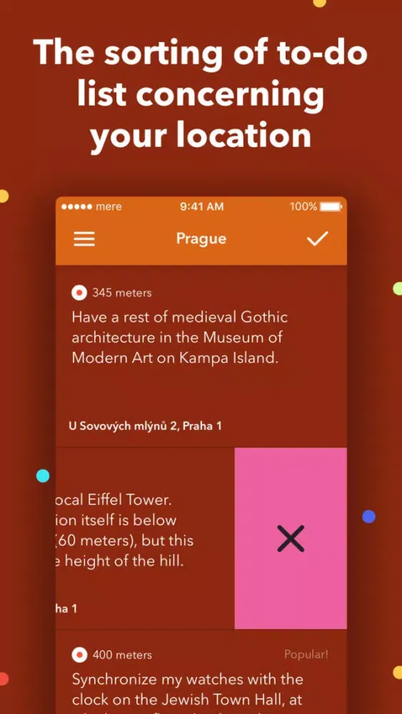 Prague — to-do travel guide and map from mere স্ক্রিনশট