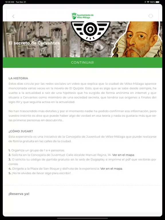 Скриншоты Escape Vélez-Málaga iPad 