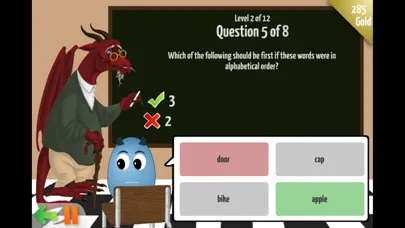 Capturas de pantalla de Dragon Egg ELA Free — Language Arts & Grammar
