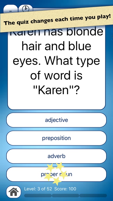 Capturas de tela do Word Types | English Grammar