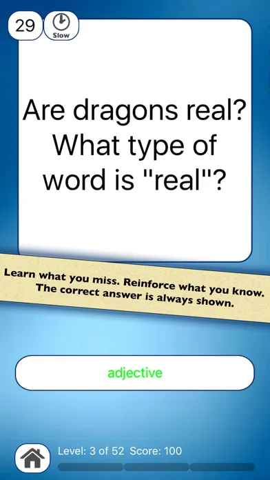 Zrzuty ekranu Word Types | English Grammar