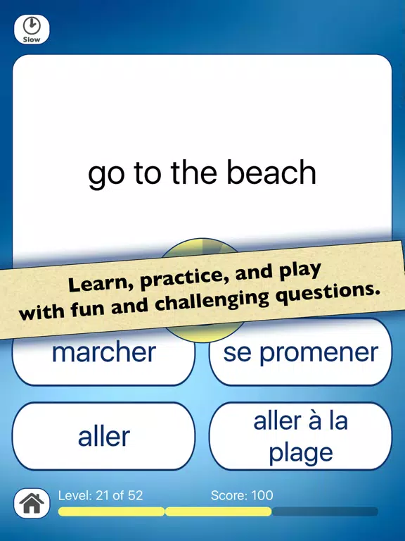 Ảnh chụp màn hình của French Vocabulary Practice iPad 