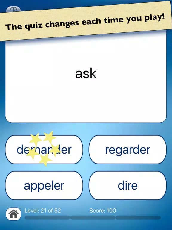 Ảnh chụp màn hình của French Vocabulary Practice iPad 