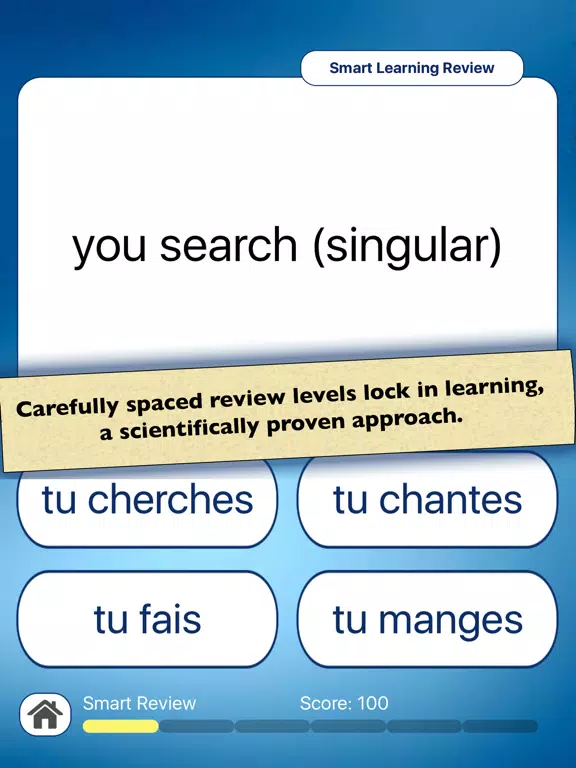 Ảnh chụp màn hình của French Vocabulary Practice iPad 