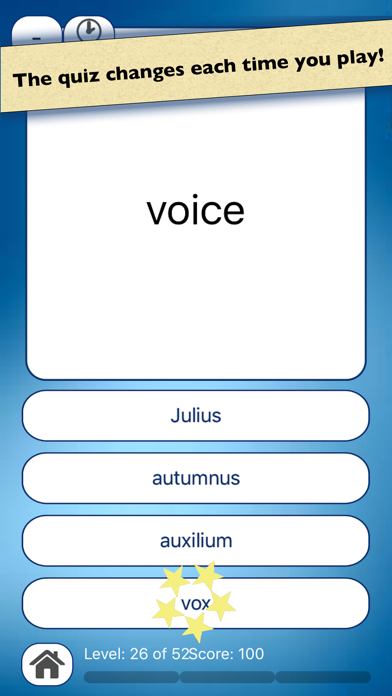 Zrzuty ekranu Latin Vocabulary Quiz