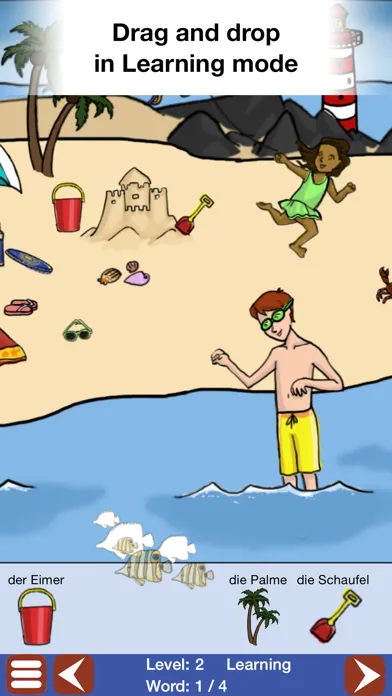 Capturas de pantalla de German for Kids: a Learning Story Adventure Full