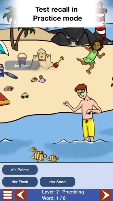 Capturas de pantalla de German for Kids: a Learning Story Adventure Full