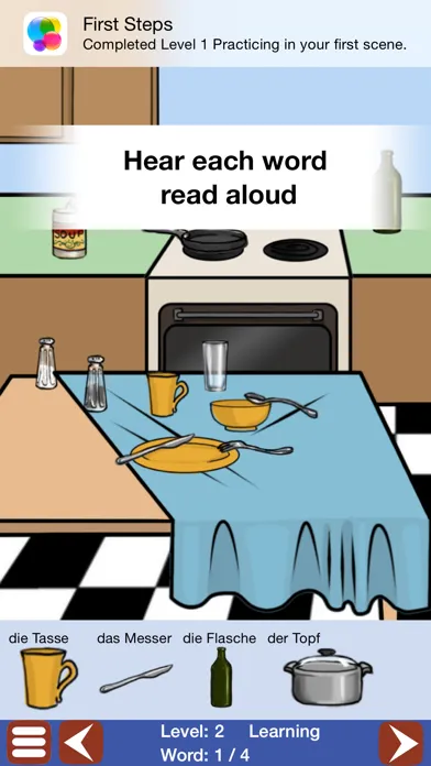 Capturas de pantalla de German for Kids: a Learning Story Adventure Full