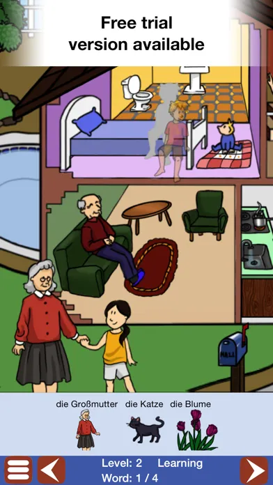 Capturas de pantalla de German for Kids: a Learning Story Adventure Full